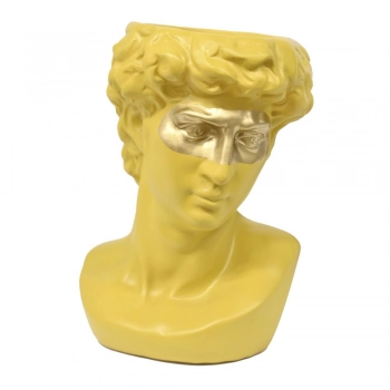 Κασπώ Polyresin Κίτρινο Ανδρική Προτομή iliadis 17x15x23εκ. 76348
