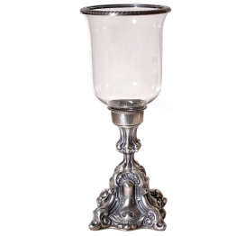 Κηροπήγιο Μπρούτζινο-Γυάλινο Royal Art 42εκ. STL1269E