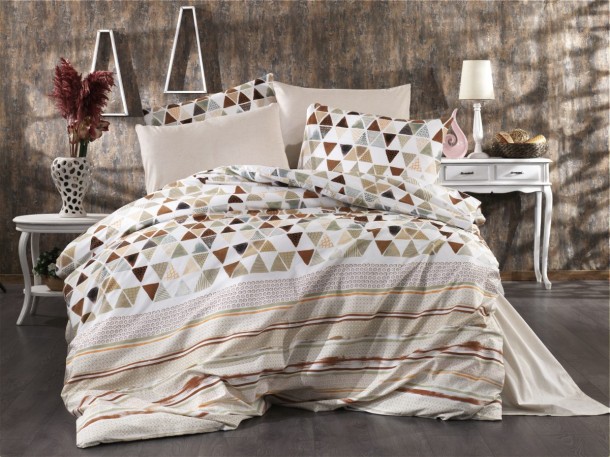 Σετ Σεντόνια Polycotton King 240x270εκ. Ναυσικά 345 Dimcol