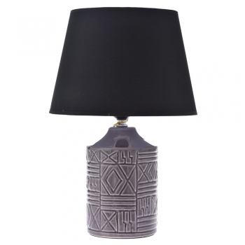 Επιτραπέζιο Φωτιστικό Κεραμικό Γκρι iliadis 28x43εκ. 76315