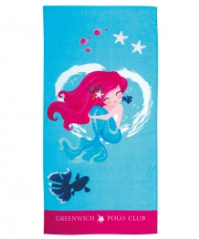 Πετσέτα Θαλάσσης Βαμβακερή 70x140εκ. Beach Towel 3722 Greenwich Polo Club Junior