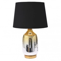 Επιτραπέζιο Φωτιστικό Γυάλινο Χρυσό iliadis 40x65εκ. 76762