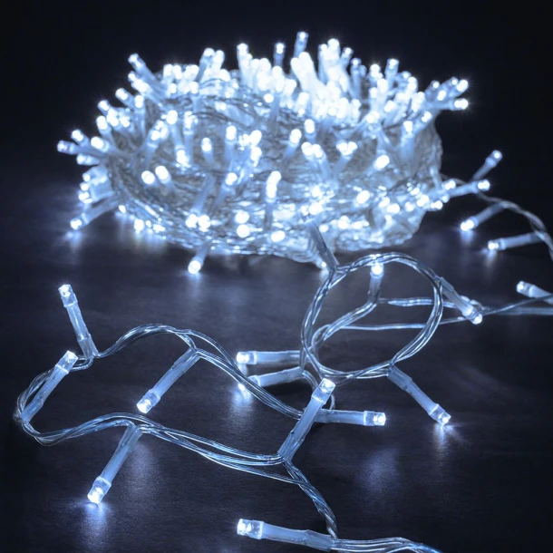 Λαμπάκια 200 Led Σταθερό Ψυχρό Λευκό Φως 10μ. iliadis 75025