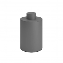 Ποτηροθήκη Με Καπάκι Ανοξείδωτη Matt Concrete Grey 8x15εκ. Pam & Co 94-163