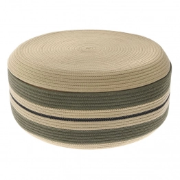 Σκαμπώ Υφασμάτινο Κρεμ-Πράσινο iliadis 54x25εκ. 76981