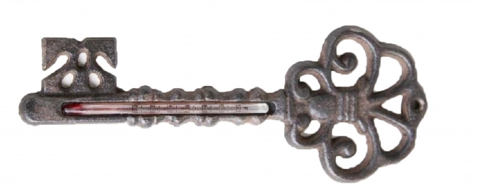 Θερμόμετρο Τοίχου Κλειδί Μαντεμένιο Royal Art 24εκ. CAS2/043L