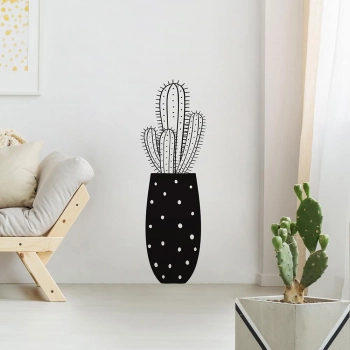Αυτοκόλλητα Τοίχου Βινυλίου Cactus 100x45εκ. ANGO 58114