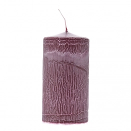 Κερί Frosted Μπορντώ iliadis 7x14εκ. 76372