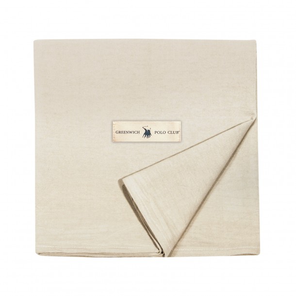 Τραπεζομάντηλο Βαμβακερό 140x180εκ. Μπεζ Essential 2637 Greenwich Polo Club