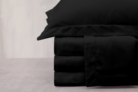 Σετ Σεντόνια Βαμβακοσατέν Υπέρδιπλα 240x260εκ. Azour 2 Black Makis Tselios