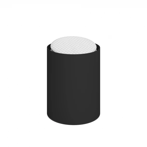 Ποτηροθήκη Ανοξείδωτη Matt Black 8x10εκ. Pam & Co 93-403