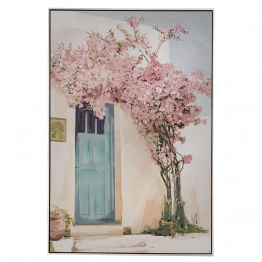 Πίνακας Καμβάς Ελαιογραφία Μεσογειακή Σκηνή iliadis 82x122εκ. 80806