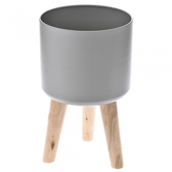 Κασπώ Μεταλλικό-Ξύλινο Γκρι iliadis 25x41εκ. 74281