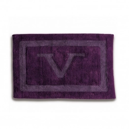 Ταπέτο Μπάνιου Βαμβακερό-Viscose 60x90εκ. Vera Purple SB HOME