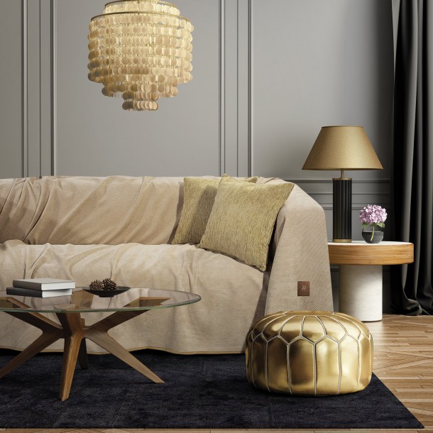 Ριχτάρι Microchenille-Fleece Τριθέσιου 180x300εκ. 2734 Premium Greenwich Polo Club