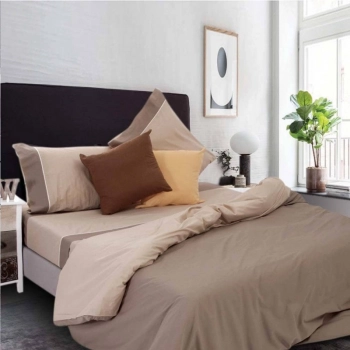 Παπλωματοθήκη Βαμβακερή Μονή 160x240εκ. Simi Espresso Sb home