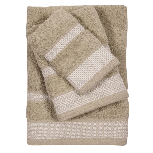 Σετ Πετσέτες 3τμχ Βαμβακερές Best 0649 Das Home