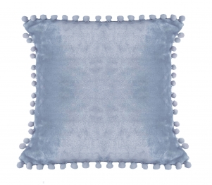 Διακοσμητικό Μαξιλάρι Fleece 43x43εκ. Pomy Blue Makis Tselios