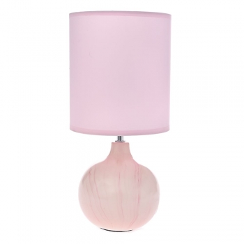 Επιτραπέζιο Φωτιστικό Κεραμικό Ροζ iliadis 16,5x35εκ. 77788