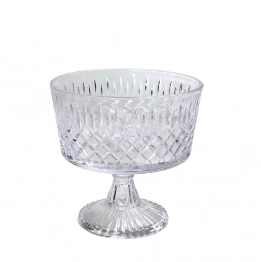 Διακοσμητικό Μπωλ Γυάλινο Διάφανο ESPIEL 15x15x15εκ. ORT126