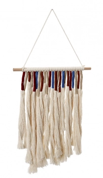 Διακοσμητικό Τοίχου Πλεκτό Μπεζ ESPIEL 40x50εκ. RAZ126