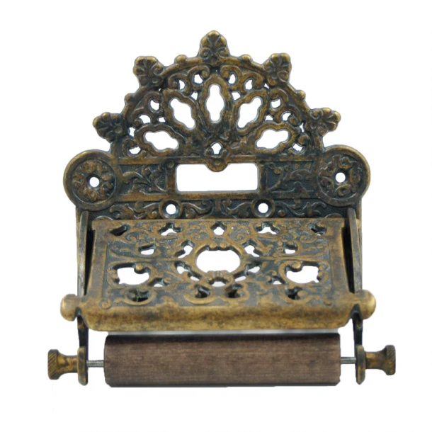 Βάση Για Χαρτί Τουαλέτας Μπρούτζινο 16x14εκ. Royal Art STL661BR