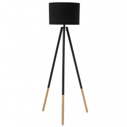 Φωτιστικό Επιδαπέδιο Τρίποδο Μεταλλικό Μαύρο iliadis 40x126εκ. 76769
