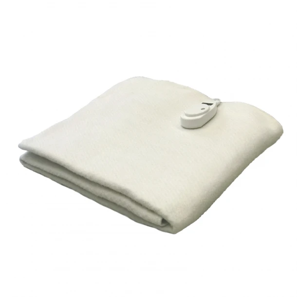 Ηλεκτρική Κουβέρτα Polyester Μονή 75x155εκ. Classic Εκρού 0487 Das Home