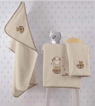 Μπουρνουζοκάπα Βαμβακερή Bebe Benny Makis Tselios
