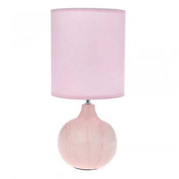 Επιτραπέζιο Φωτιστικό Κεραμικό Ροζ iliadis 16,5x35εκ. 77788