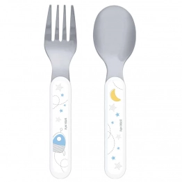 Παιδικό Σετ 2τμχ Κουτάλι-Πηρούνι Space ANGO 005690