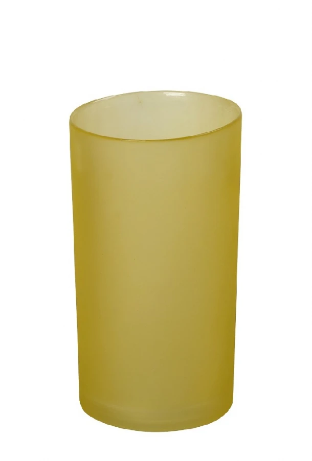 Βάζο Γυάλινο Κίτρινο Caprice ESPIEL 13x13x24εκ. DAC1711