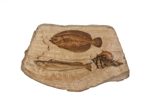 Διακοσμητικό Ξύλο Ψάρια ESPIEL 20x12x4,5εκ. FTE348K6