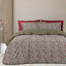 Σετ Σεντόνια Βαμβακερά Μονά 170x260εκ. Happy 9587 Das Home