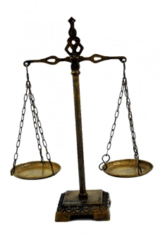 Διακοσμητική Ζυγαριά Μπρούτζινη Royal Art 24x30εκ. STL1/324BR