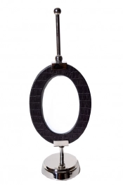 Κορνίζα Δερματίνη-Inox Royal Art 46εκ. MEB1/329