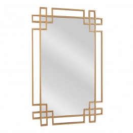 Καθρέπτης Τοίχου Μεταλλικός Χρυσός Belen ARTELIBRE 50x1,5x80εκ. 14790032