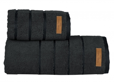 Πετσέτα Προσώπου Μεμονωμένη Βαμβακερή 50x90εκ. Prive Titanium Makis Tselios