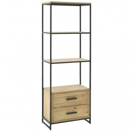 Ραφιέρα Μεταλλική-Ξύλινη iliadis 60x34x175εκ. 76560