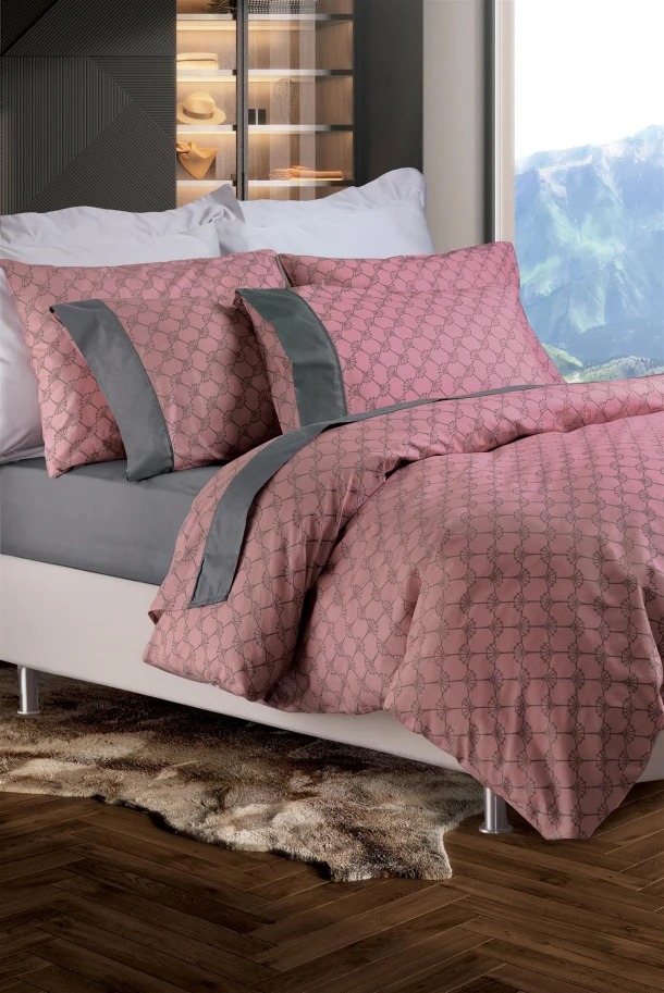 Σετ Σεντόνια Βαμβακερά Μονά 170x270εκ. Diamonds Makis Tselios