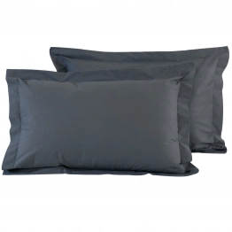 Ζεύγος Μαξιλαροθήκες Βαμβακερές Oxford 50x70+5εκ. Best Line 1007 Das Home