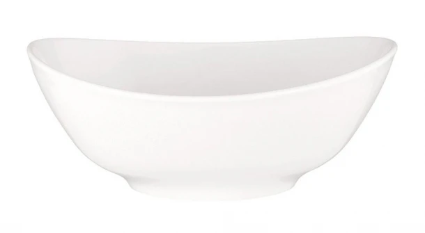 Μπωλ Σερβιρίσματος Πορσελάνης Meran Λευκό ESPIEL 21x18x8εκ. 001.004419K2
