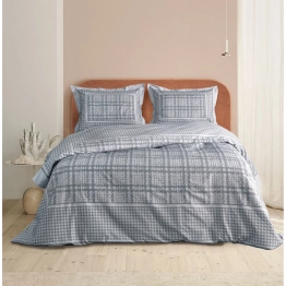 Σετ Σεντόνια Βαμβακοσατέν King 260x280εκ. Aperito Makis Tselios