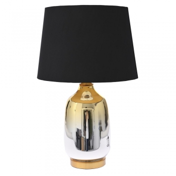 Επιτραπέζιο Φωτιστικό Γυάλινο Χρυσό iliadis 40x65εκ. 76762