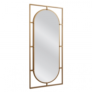 Καθρέπτης Τοίχου Μεταλλικός Χρυσός Annael ARTELIBRE 40x3x90εκ. 14790017