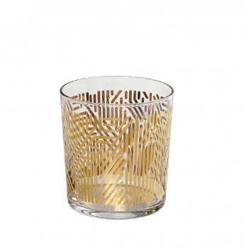 Ποτήρι Νερού Gold Labyrinth ESPIEL 380ml RAB661K6