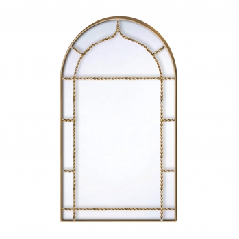 Καθρέπτης Τοίχου Μεταλλικός Χρυσός ARTELIBRE 50x1,5x86εκ. 14700022