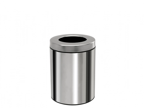 Κάδος Απορριμάτων 5lit Inox 21x28εκ. Pam & Co 2128-001