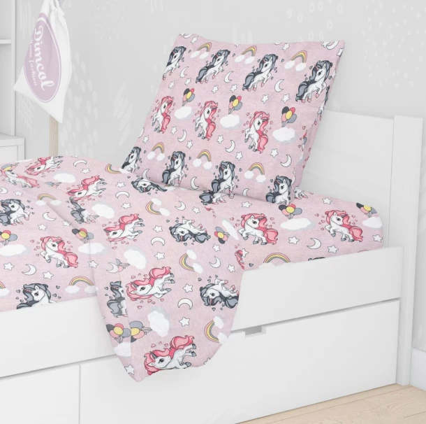 Μαξιλαροθήκη 50x70εκ. Unicorn 107 Lilac Dimcol