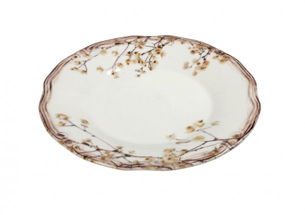 Πιάτο Ρηχό Φαγητού Stoneware Almond ESPIEL 27x1εκ. RPR201K6